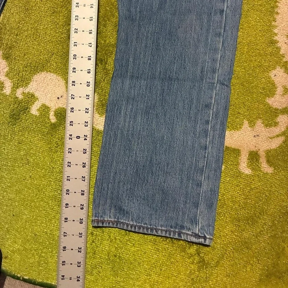Vintage Levis 501 Straight Leg Blue Denim Jeans Mens 40x31 Faded Y2K Streetwear